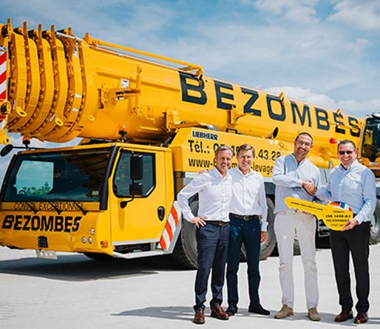 liebherr grue LTM 1450 8 1 vente entreprise bezombes