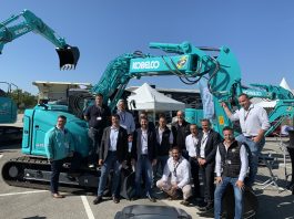 Kobelco Payant Jean-Philippe Delion Pierre Payant Espace BTP ventes pelles
