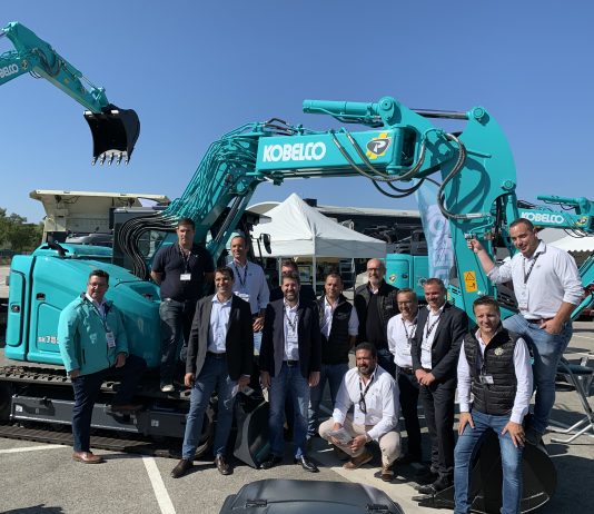 Kobelco Payant Jean-Philippe Delion Pierre Payant Espace BTP ventes pelles