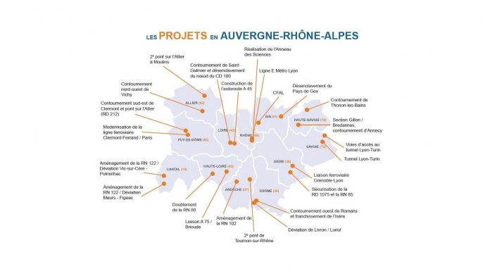 24 infrastructures Auvergne Rhône Alpes FRTP Pierre Berger