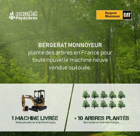 Bergerat Monnoyeur Environnement Pépénière Naudet Caterpillar