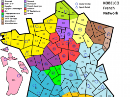 Kobelco distribution france et DOM TOM