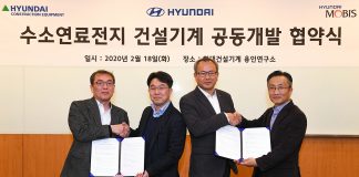 Hyundai commence le développement des pelles à hydrogène