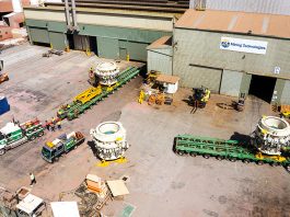 transport exceptionnel Concasseur Scheuerle TII Group