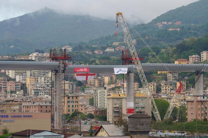 Construction du Pont de Gênes