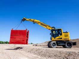 nouvelles pelles sur pneus Komatsu