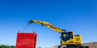 nouvelles pelles sur pneus Komatsu