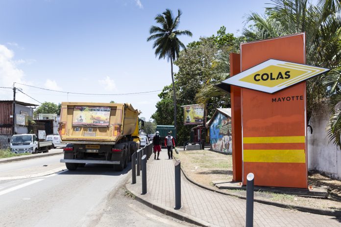 Production de matériaux à Mayotte Colas Mayotte