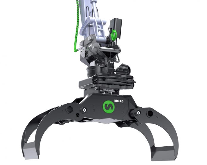 SQ40-quick-coupler-and-X07-SQ40-on-excavator-arm SQ40