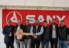 signature officielle d'une commande par Maxiloc de 6 millions d'euros de Sany
