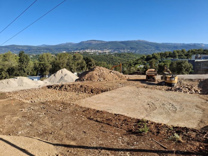 Terrassement Mouans Sartoux Spie batignolles travaux publics